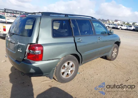2004 Toyota Highlander V6 из США, поврежденный, VIN JTEDP21A040039835